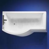 Ideal Standard Concept E736301 Bath 1700 X 700 Iws No Tap Holes Wh