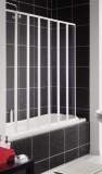 AQUARIUS 7 FOLD BATH SCREEN WHITE/CLEAR