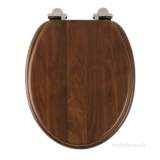 Traditional Toilet Seat Sft Clse Waln/ch