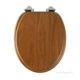 Trditnl Toilt Seat Sft Clse Honey Oak/ch