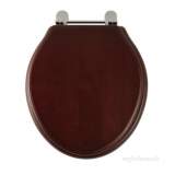Greenwich 8099 Toliet Seat Chrome/mahog