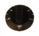 Tricity 572591138001 Control Knob Brown