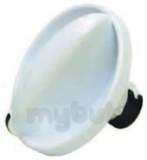Hotpoint 1602408 Timer Knob White 1051