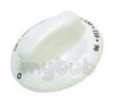 HOTPOINT 6202534 CONTROL KNOB WHITE