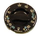 Hotpoint 1601653 Timer Knob Brown