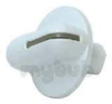 INDESIT C00036862 CONTROL KNOB WHITE