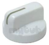 INDESIT C00042483 CONTROL KNOB WHITE