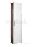 Dama-n Column Unit And Mirror Right Hand Dark Wood