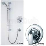 IDEAL STANDARD TREVI BLEND SHOWER INC B/I KIT 3FHS CP