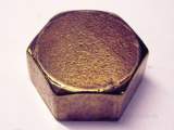 Midbras 15mm/1/2 Inch Blank Brass Capnut