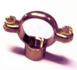 22mm 1/4 Brass Single Pipe Ring Mrbsp22