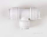 22mm X 22mm X 15mm Branch Reduced Tee Wht 5