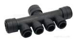 SPEEDFIT 22MM X 15MM 4PORT RAIL MANIFOLD