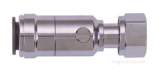 John Guest Speedfit straight tap connector and valve 22 x0.75 inch