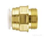 SPEEDFIT 15MM X 1/2 Inch BSP BRASS MALE COUPLER MW011504N