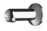 Delabie Wall Mtd Fixed Spout M1/2 Inch L70 H16 32 Fs Plus Wall Plate 60