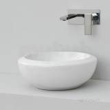 Perlita 460mm Sit On Basin White 95.007