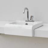 Piave 450mm Semi-Recessed Basin White 95.026