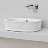 Enza 650mm Sit On Basin White 95.110