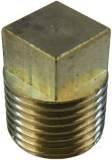 MIDBRAS 1/8 Inch BRASS SQUARE HEAD PLUG