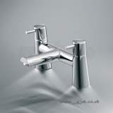 IDEAL STANDARD CONE B5111 TWO TAP HOLES BATH SHOWER CP