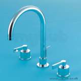 Ideal Standard Silver E0061 3th Basin Mixer And Puw Cp