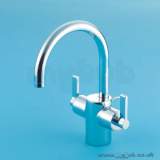 Ideal Standard Silver E0065 Mono D/c Basin Mixer And Puw Cp