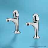 Armitage Shanks Sandringham S7929 Hi Neck Sink Pillar Taps Cp S7929aa