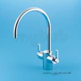 IDEAL STANDARD SILVER E0084 D/C SF MONO KITCHEN MIXER CP E0084AA