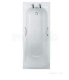 Armitage Shanks Select S1592 1700 X 700 Bath Two Tap Holes Hg White