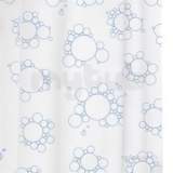 Blue Bubbles Peva Shower Curtain Ae287624