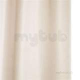 Linerless Waffle Shower Curtain Ivory Af286217