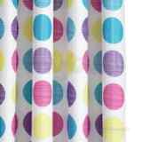Croydex Textured Dots Shower Curtain