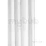 Hookless Textile Shower Curtain White