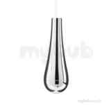 Croydex Teardrop Light Pull Chrome