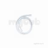 15M REINFORCED PVC SHOWER HOSE WHITE AM169522