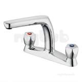 Sandringham 21 B9873 Std Two Tap Holes Deck Sink Mixer Cp B9873aa