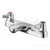Sandringham 21 B9883 Lever Two Tap Holes Bath Filler Cp B9883aa