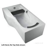 All Offset Family Bath 1700x750 Left Hand Complete 0 Tap Ta8720wh