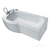 IDEAL STANDARD ALTO E7646 1700 X 800MM NO TAP HOLES LEFT HAND IF plus SHOWER BATH