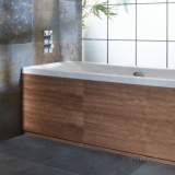 UNO 1700MM FRONT PANEL WITH PLINTH WALNUT