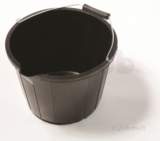 Bucket With Spout 13 Ltr Black Bucket 1