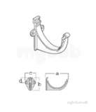 4.5 Inch Beaded H/rnd Ci Fascia Brkt /pa