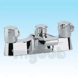 PETITA 25737 3/4 Inch Basin MIXER TWO TAP HOLES EXC KIT CP