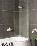 Roman 718-733 Collage Bath Screen Silver