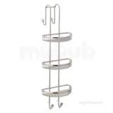 SIGMA CB70.02 3 SHELF SHOWER CADDY CH