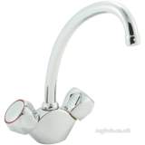 DEVA CMS191 CONTRACT MONO SINK MIXER WH