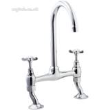 Deva Coronation D/f Bridge Sink Mixer