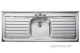 Rangemaster Lc63 Sqr Front Sink Ss