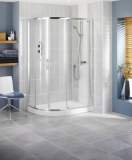Showerlux Glide Twin Door Offset Quadrant 1000 X 800